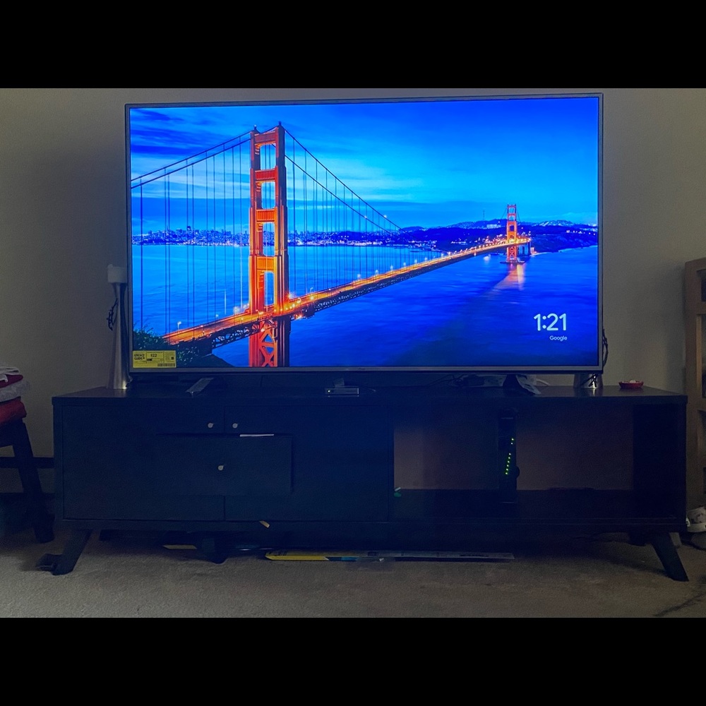 LG 65” 4K UHD Smart TV with TV stand